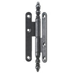 Paumelle acier pour meuble hettich, l. 80 x l. 45 mm