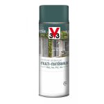 Peinture a�rosol ext�rieur multi - mat�riaux v33, blanc satin�, 0. 4 l