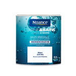 Peinture cuisine et bains satin blanc pot 0. 5l