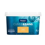 Peinture cuisine et bains satin sorbet mangue 2l