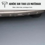 Peinture epoxy garage sol atelier local commercial magasin revepoxy garage - noir graphite ral 9011 - ...