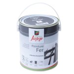 Peinture fer antirouille noir mat jafep 2, 5 l