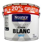 Peinture grands travaux blanc mat 12l