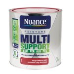 Peinture multi - support intrieur / extrieur. rouge basque satin 2l