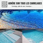 Peinture piscine carrelage - gris clair piscine (ral 7035) - 20 kg (jusqu'� 65m� pour 2 couches) - arcane ...