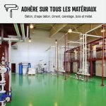 Peinture sol : rsine epoxy - revtement sol industriel et sol bton, usine, parking - revepoxy trafic ...