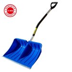 Pelle  neige et poussoir polypro 540 x 380 cm manche alu ergo poigne, pour le dneigement