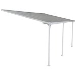 Pergola blanche aluminium  lucia  - 15 m blanc