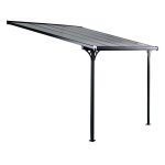 Pergola de jardin  lucia  - 3. 05 x 3. 14 x 2. 40 / 2. 85 m