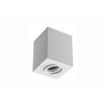 Petit plafonnier cubique sensa avec tte rotative - aluminium - blanc - 11, 5 cm - ip 20