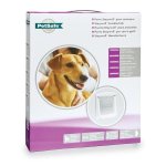 Petsafe porte staywell a 2 positions - blanc - pour chat jusqua 18 kg