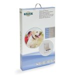Petsafe porte staywell cadre en aluminium - blanc - pour chat ou chien jusqua 100 kg