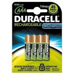 Piles rechargeables blister 4 * lr03 - aaa - 1000 mah - prtes  l'empl duracell - hr03b4