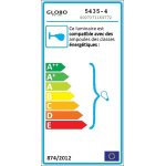 Plafonnier 4 spots 40w globo earl Plafonnier 4 spots 40w globo earl