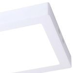 Plafonnier exterieur carre led 18w 4000k blanc ip44
