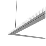 Plafonnier led rectangulaire - cons. 42w - 3300 lumens - blanc neutre - extra plat