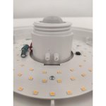 Plafonnier led rond 18w avec dtecteur de mouvement crpusculaire 220v - blanc froid 6000k - 8000k - ...