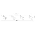 Plafonnier noir & chrome ulrika, 4x g9 - 28w, ip20, 230v, classe i Plafonnier noir & chrome ulrika, 4x g9 - 28w, ip20, 230v, classe i