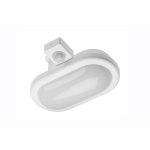 Plafonnier ovale delta - detecteur de mouvements - 17 x 14, 5 cm - 400 lumens - ip 54