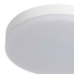 Plafonnier rond led 18w 4000k blanc ip44
