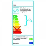 Plafonnier de salle de bain led giron contemporain