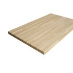 Plan de travail chêne massif lamellé collé abouté 2400 x 650 x 26 mm Plan de travail chêne massif lamellé collé abouté 2400 x 650 x 26 mm
