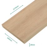 Plan de travail stratifié ambiance chêne clair 2770 x 640 ep 28 mm - pefc 75% . Plan de travail stratifié ambiance chêne clair 2770 x 640 ep 28 mm - pefc 75% .