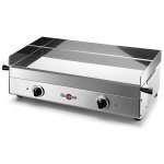 Plancha lectrique inox 65x40cm 2x1800w - gecig2ao