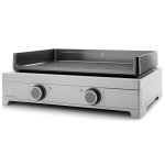Plancha gaz 3200w plaque fonte maille 60x41cm - modern e60i