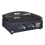 Plancha gaz 5500w plaque acier maill 59x38cm - kcp60g