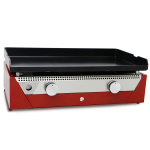 Plancha gaz 6600w acier laminée au charbon 71x41cm rouge - rainbow rouge Plancha gaz 6600w acier laminée au charbon 71x41cm rouge - rainbow rouge