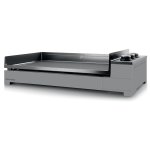 Plancha gaz 6600w plaque fonte maill 73. 5x40. 5cm - premiumg75ang