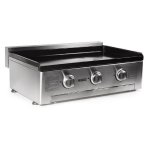Plancha gaz 7200w plaque fonte maill 72x41. 6cm - 01. 105053. 02. 001