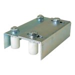 Plaque guide de portail 220 x 139 / 173 mm guitel point m