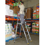 Plate - forme de rayonnage aluminium erm 12 marches