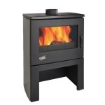Pole  bois chinon 8, 5kw acier maill gris argente godin - 362113grisarg