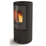 Pole  bois tanche castries 8kw noir godin - 400220noir