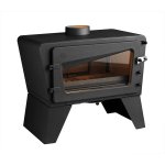 Poêle à bois en fonte 8kw ch'ti anthracite Poêle à bois en fonte 8kw ch'ti anthracite