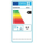 Pole  granuls air en faence alina 8kw blanc sannover