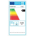 Pole  granuls air frida 7. 5 kw sannover marron + kit raccordement fumisterie