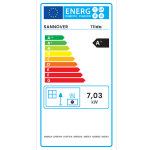 Po�le � granul�s �tanche tilda 7, 5 kw marron sannover + kit d'installation complet