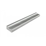 Poignée de meuble profil aluminium anodisé, entraxe 128 mm Poignée de meuble profil aluminium anodisé, entraxe 128 mm