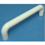 Poigne de porte plastique blanche