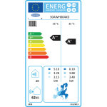 Pompe  chaleur air / eau monobloc aquasnap avec appoint lectrique carrier 4 kw monophas
