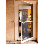 Porte moustiquaire 100x225cm werkapro cadre alu