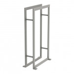 Porte serviette À poser - 2 barres - loft game - gris Porte serviette À poser - 2 barres - loft game - gris