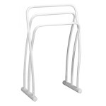 Porte serviette hendaye 3 barres blanc allibert