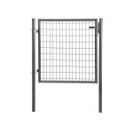 Portillon avec serrure 1. 20 x 1 m gris Portillon avec serrure 1. 20 x 1 m gris