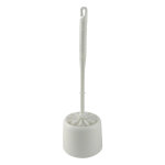 Pot balai wc plastique blanc