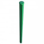 Poteau rond plastifi� couleur vert hauteur 2. 35m